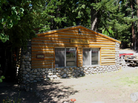 Mule House Cafe at Reds Meadow Pack Station.